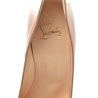 Christian Louboutin Patent So Kate 120 Pumps 37 Nude 6 of 8