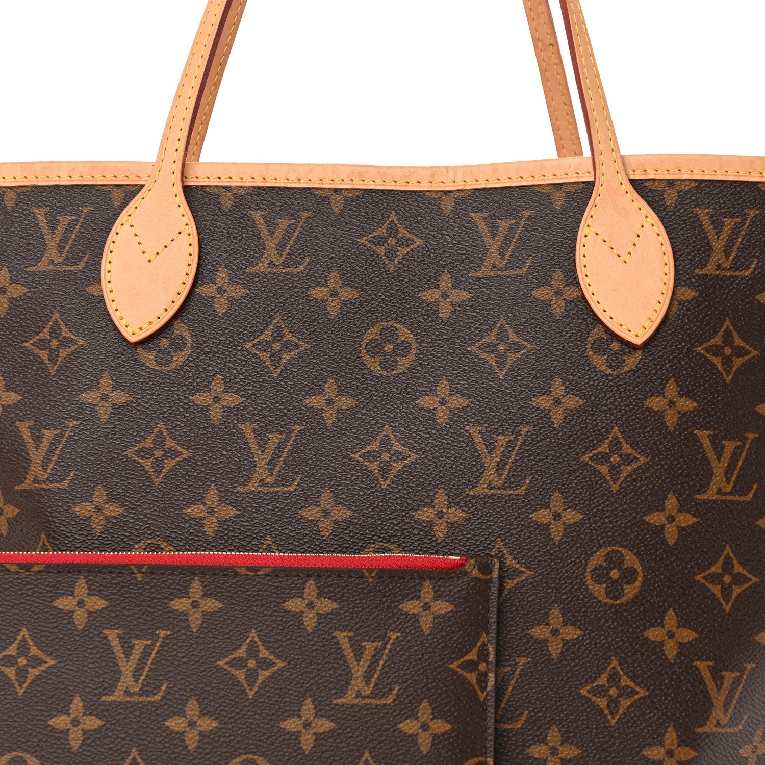 Louis Vuitton Monogram Neo Neverfull MM Cherry 9 of 16