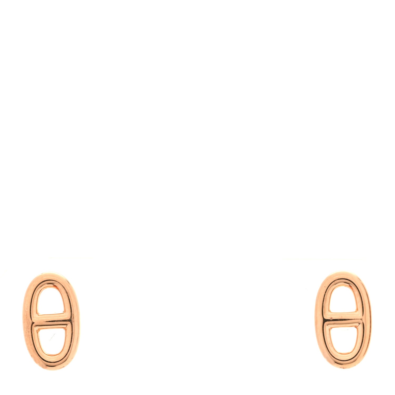 Hermes 18K Rose Gold TPM Farandole Stud Earrings 1 of 4