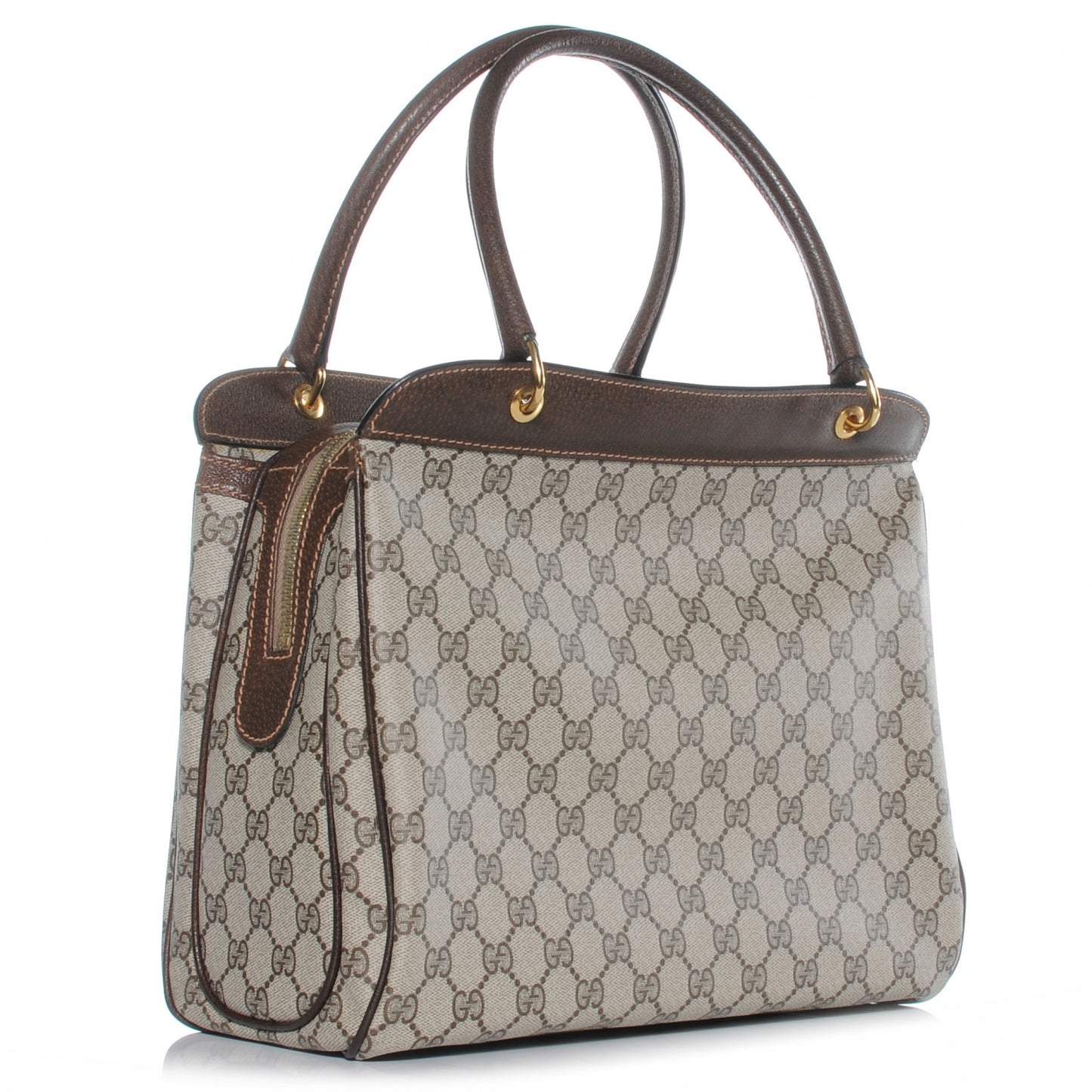 Monogram Handbag Brown