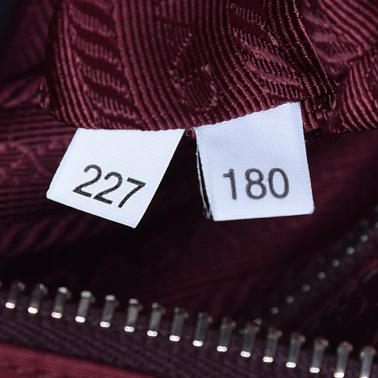 Tessuto Nylon Vitello Tote Granato