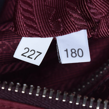 Prada Tessuto Nylon Vitello Tote Granato 7 of 12