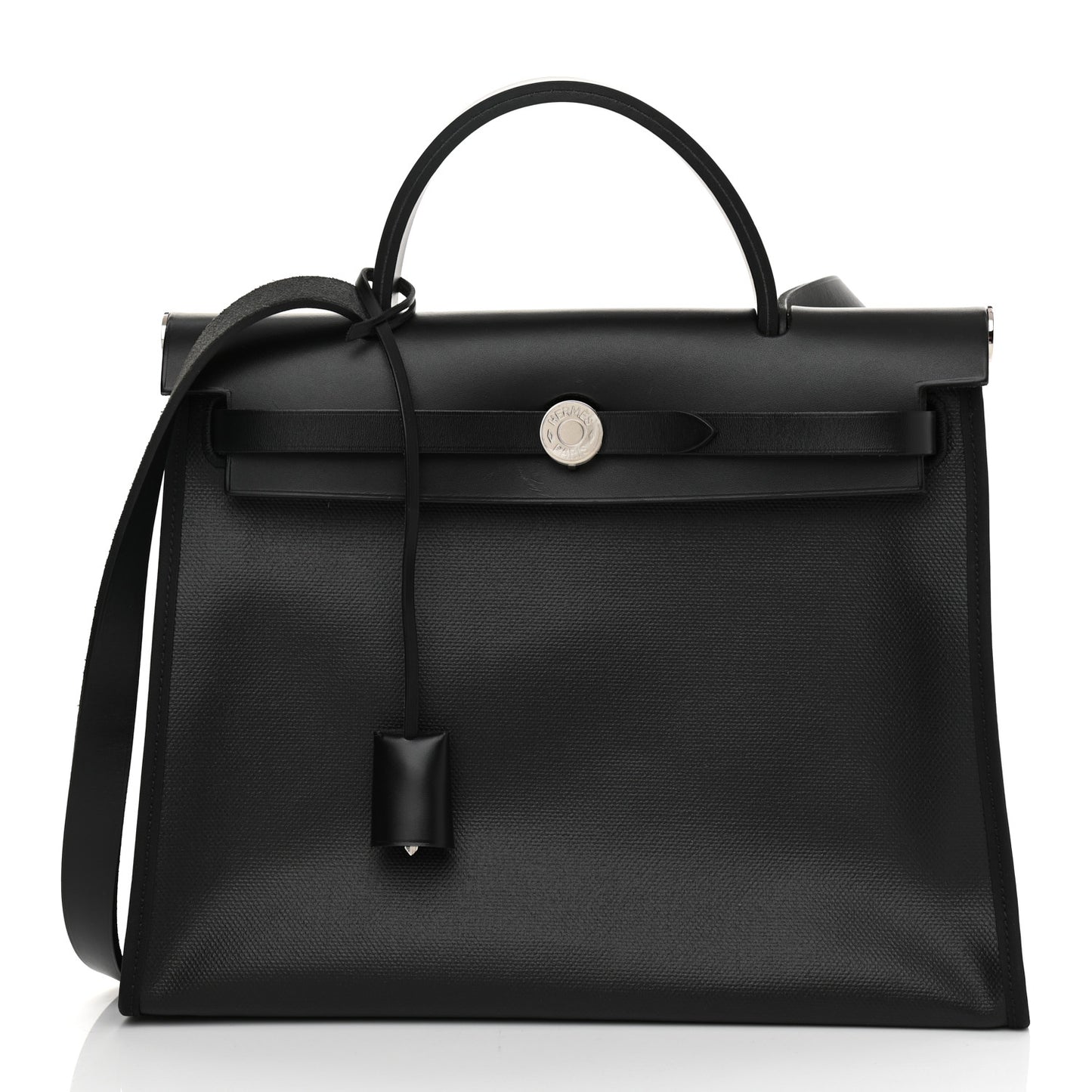 Toile H Berline Vache Hunter Herbag Zip PM 31 Black Ecru