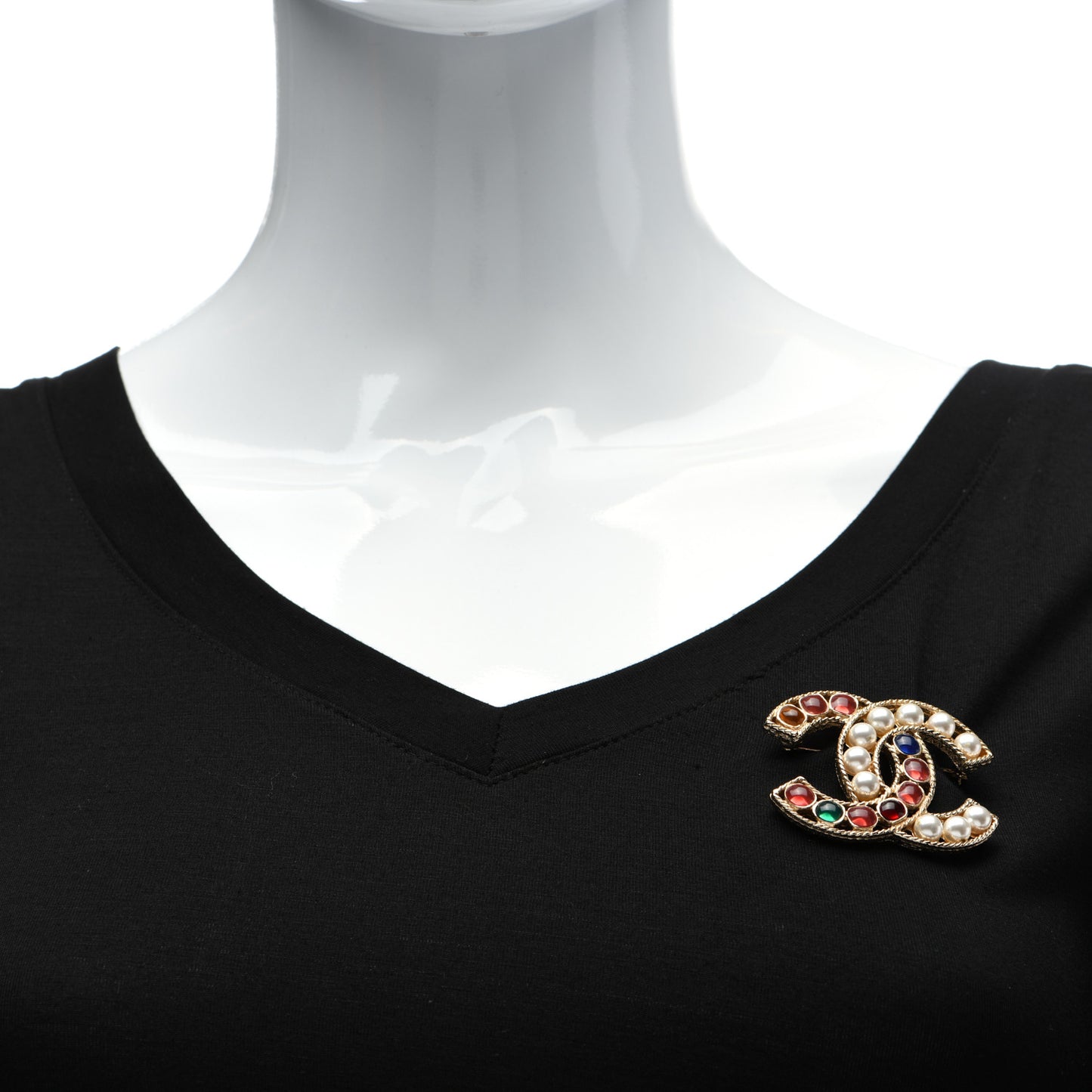 Pearl Gripiox CC Brooch Multicolor Light Gold