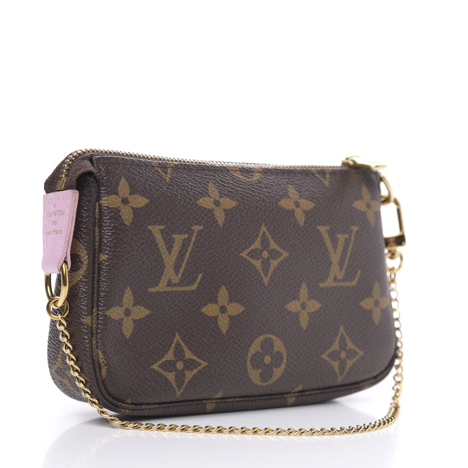 Louis Vuitton Monogram 2016 Christmas Animation Mini Pochette Accessories Rose Ballerine 3 of 9