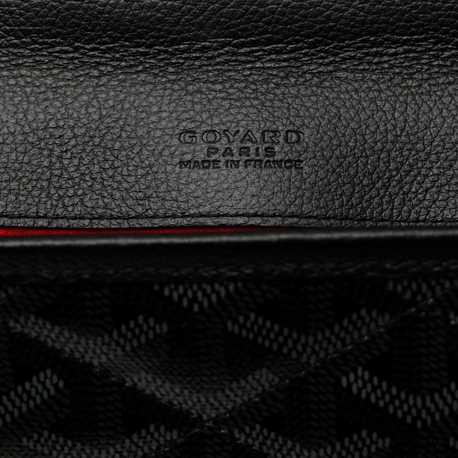 Goyard Goyardine Alexandre III Bag Jet Black 6 of 10