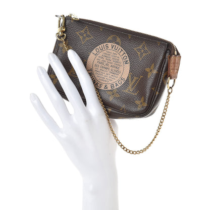 Louis Vuitton Monogram Complice Trunks and Bags Mini Pochette Accessories Beige 2 of 9
