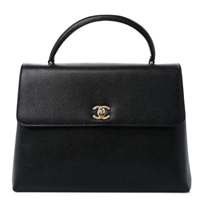 Chanel Caviar Jumbo Kelly Flap Black 1 of 12