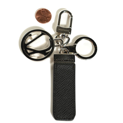 Louis Vuitton Taiga Calfskin LV Club Key Holder Ardoise 2 of 4