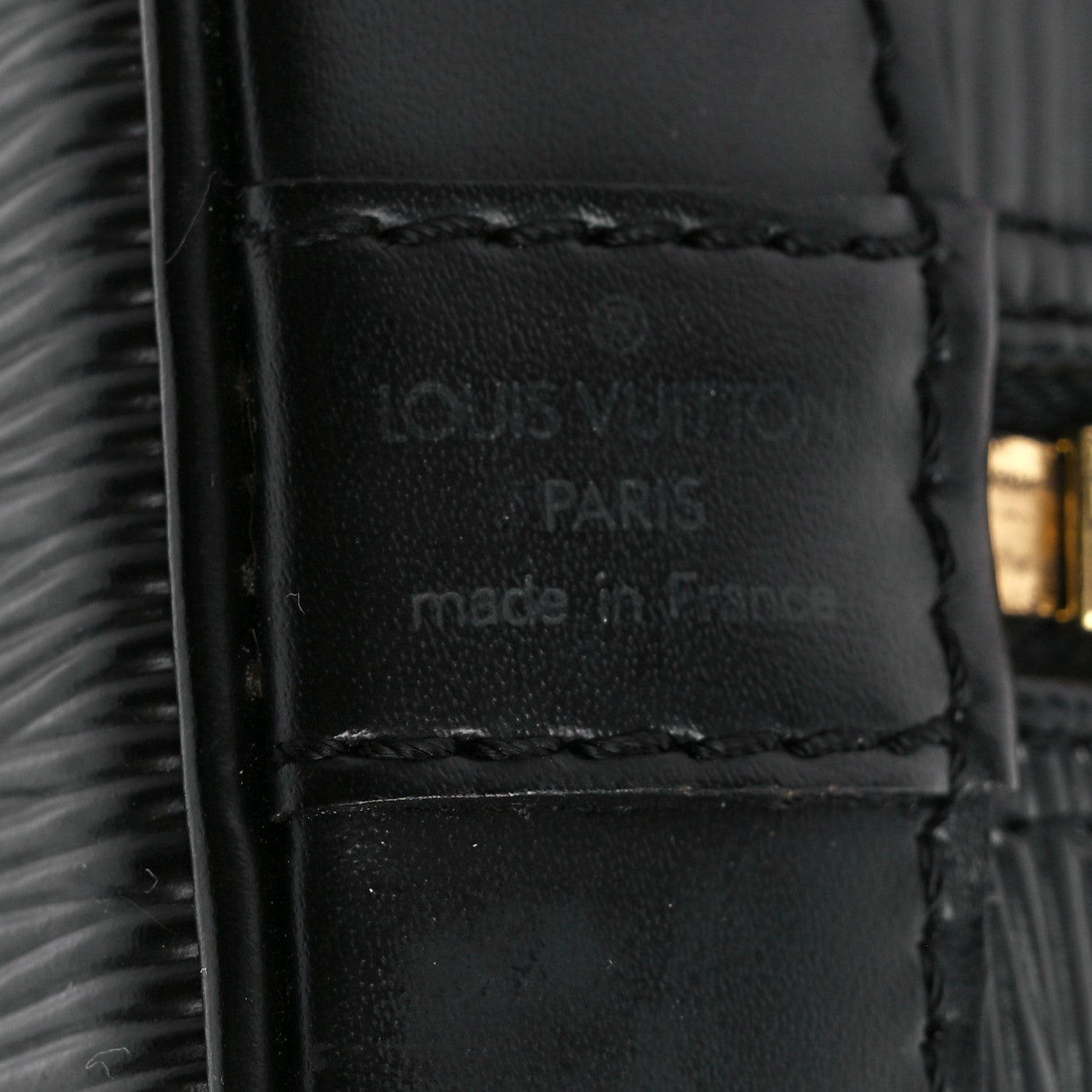 Louis Vuitton Epi Alma PM Black 8 of 14