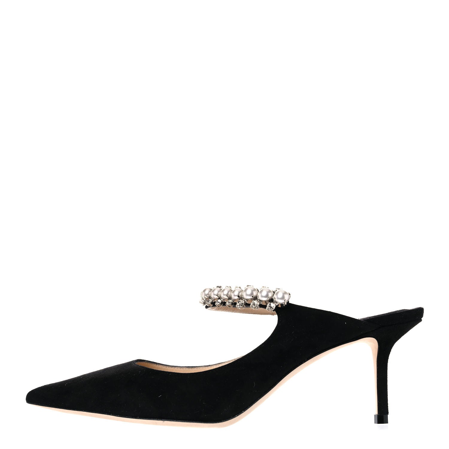 Jimmy Choo Suede Bing 65 Pumps 38 Black 1 of 13