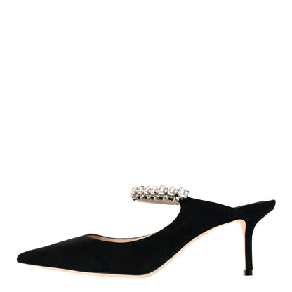 Jimmy Choo Suede Bing 65 Pumps 38 Black 1 of 13