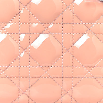 Christian Dior Patent Cannage Medium Lady Dior Rose Clair 10 of 14