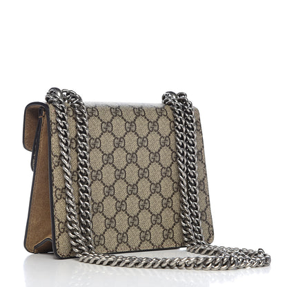 Gucci GG Supreme Monogram Mini Dionysus Shoulder Bag Taupe 3 of 10