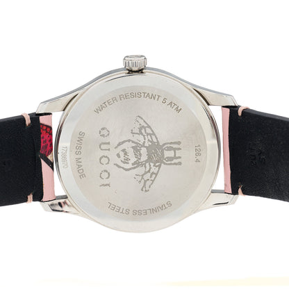 Gucci Stainless Steel Calfskin 38mm Le Marche Des Merveilles Snake Quartz Watch Pink 4 of 4