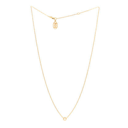 Cartier 18K Yellow Gold Diamond SM D'Amour Pendant Necklace 5 of 7