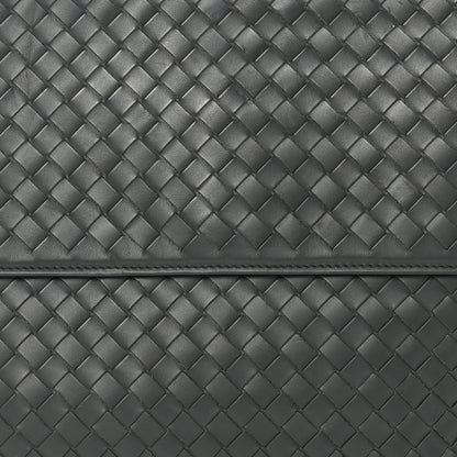 Bottega Veneta Nappa Intrecciato Flap Clutch Grey 8 of 8