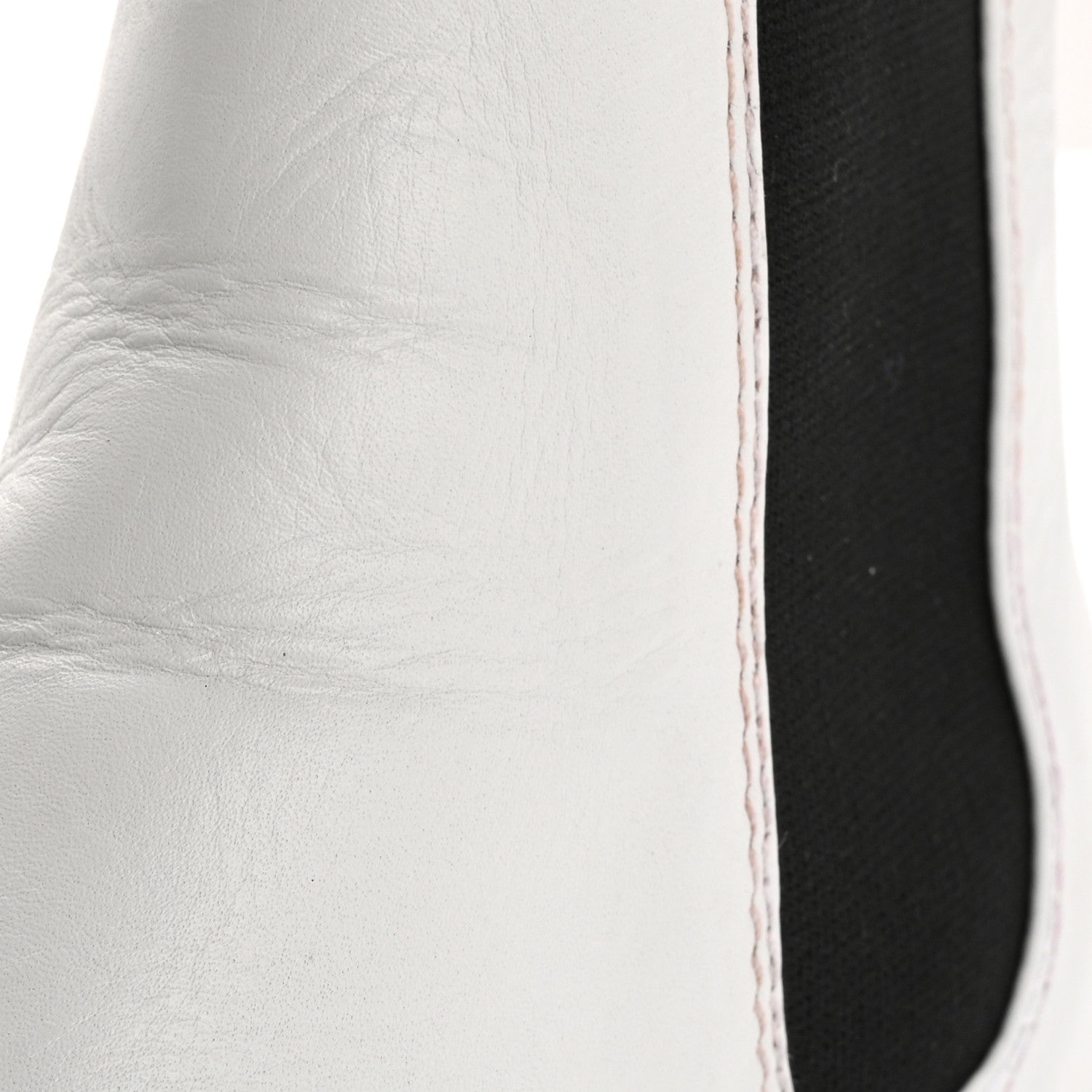 Chanel Calfskin Cap Toe CC Ankle Boots 39 White Black 10 of 15
