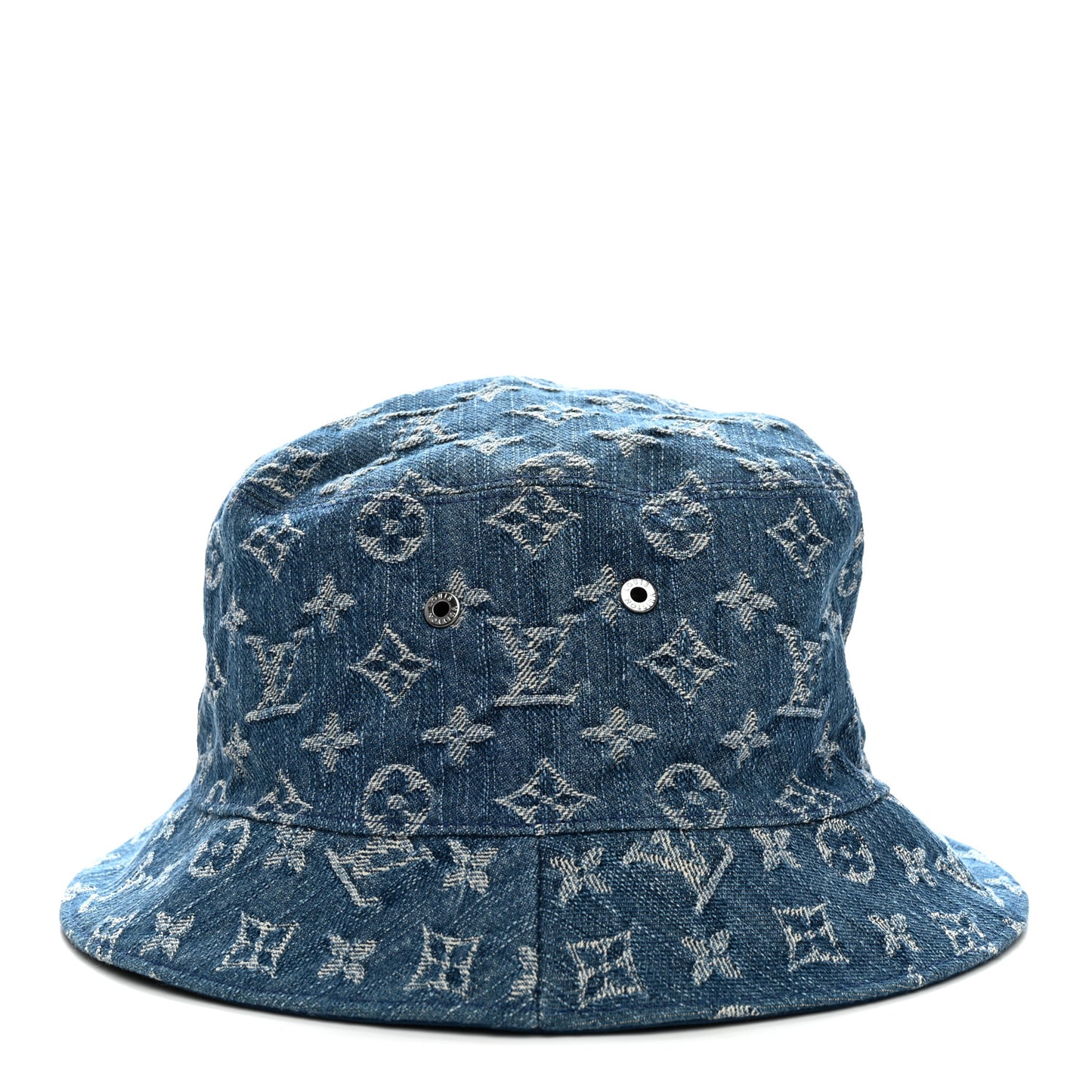 Monogram Denim Transformable Bob Bucket Hat Blue