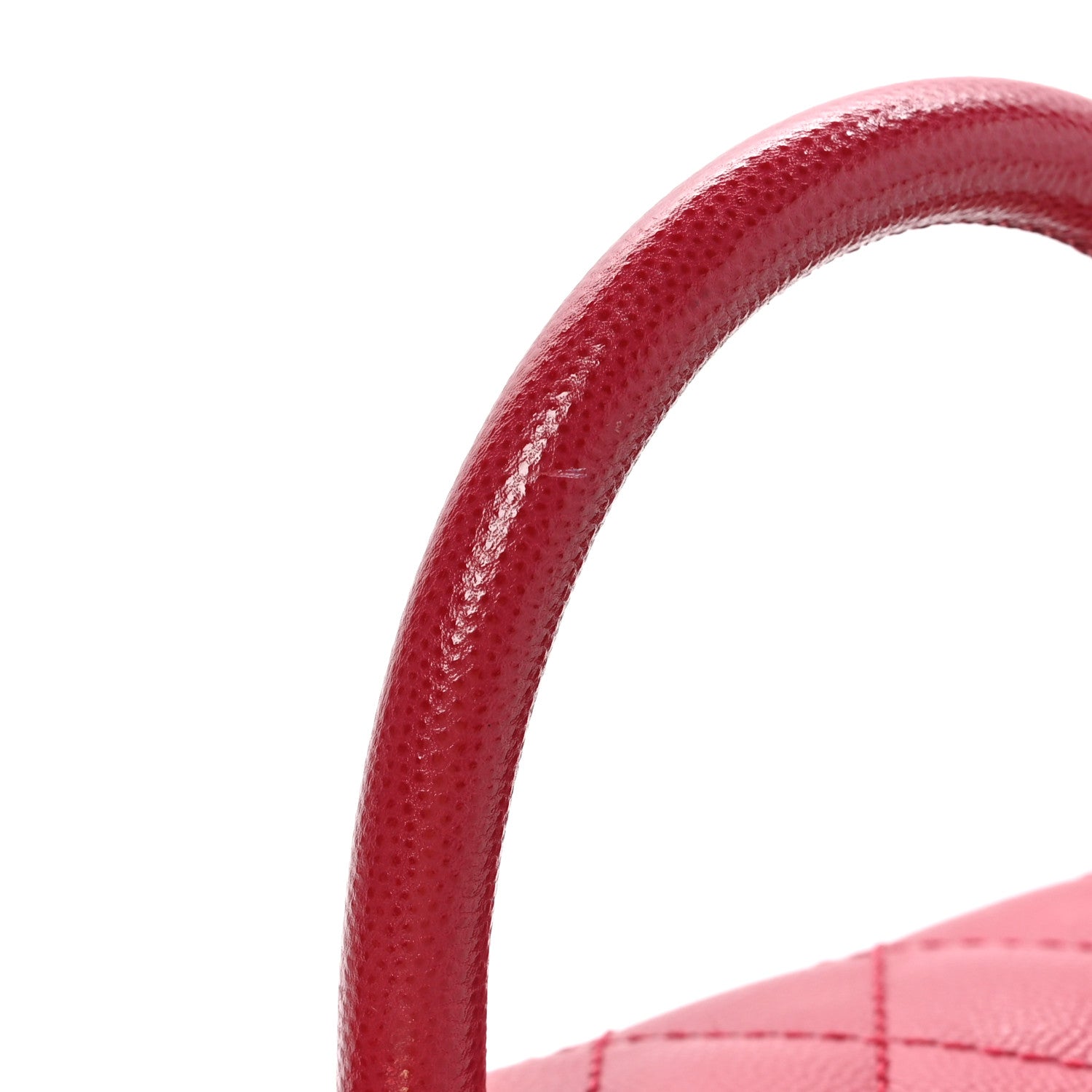 Chanel Caviar Quilted Mini Coco Handle Flap Red 11 of 11