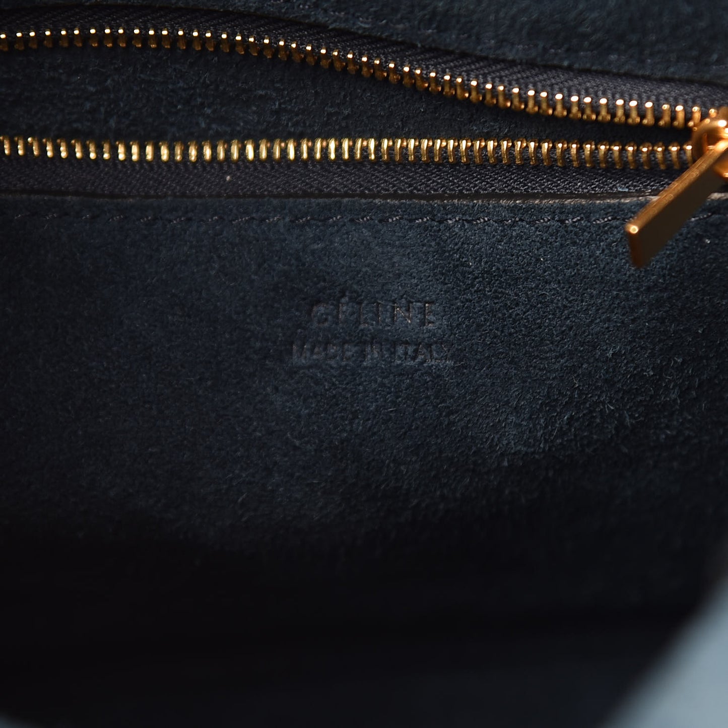 Soft Grained Calfskin Small Sangle Bucket Bag Abyss Blue