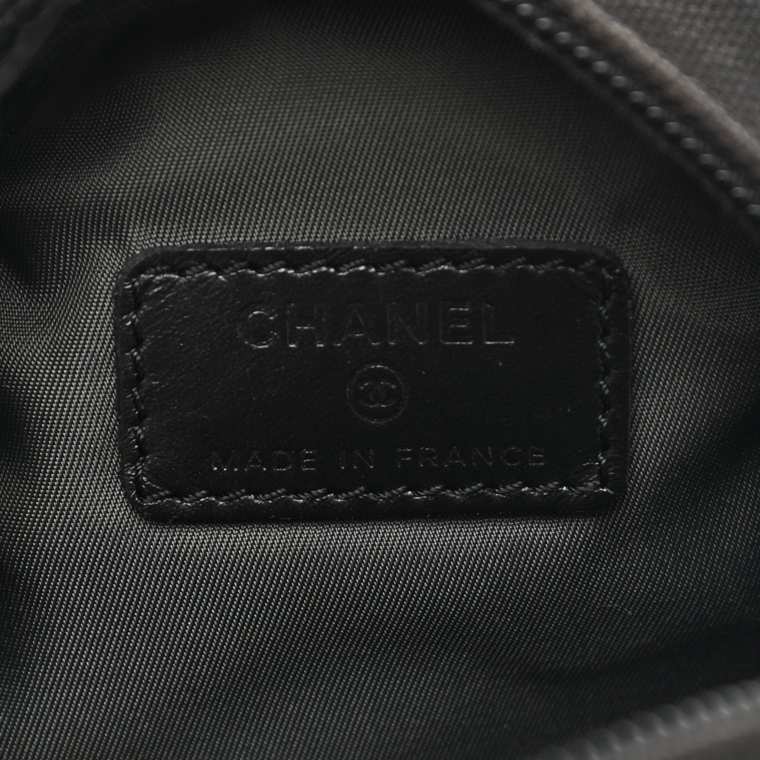 Chanel Canvas Nylon Sport Arm Pouch Black Green 6 of 9