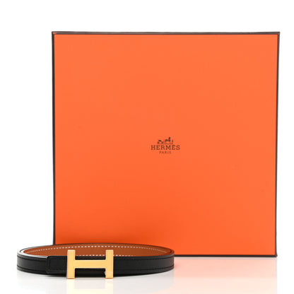 Hermes Swift Epsom 13mm Focus Belt 70 Black Gold 6 of 6