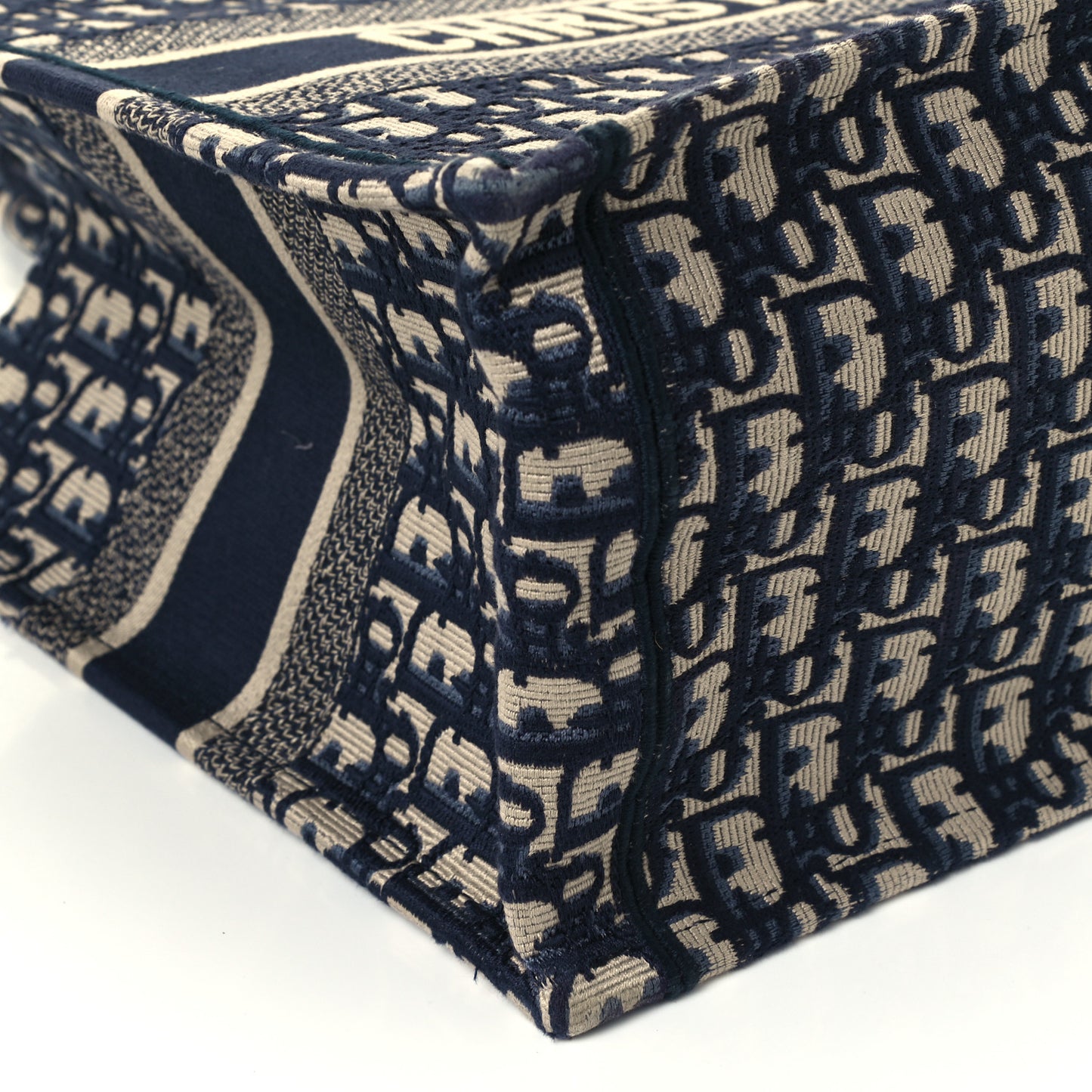 Oblique Medium Book Tote Blue Multicolor