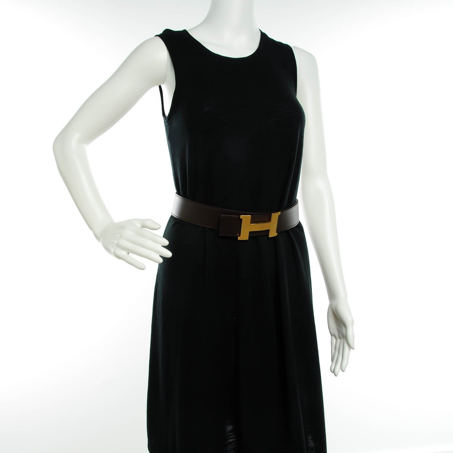 Hermes Box Chamonix 42mm Constance 2 Belt 90 Black Chocolate 2 of 8