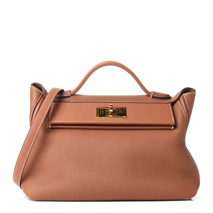Hermes Taurillon Maurice 24/24 29 Gold 1 of 10