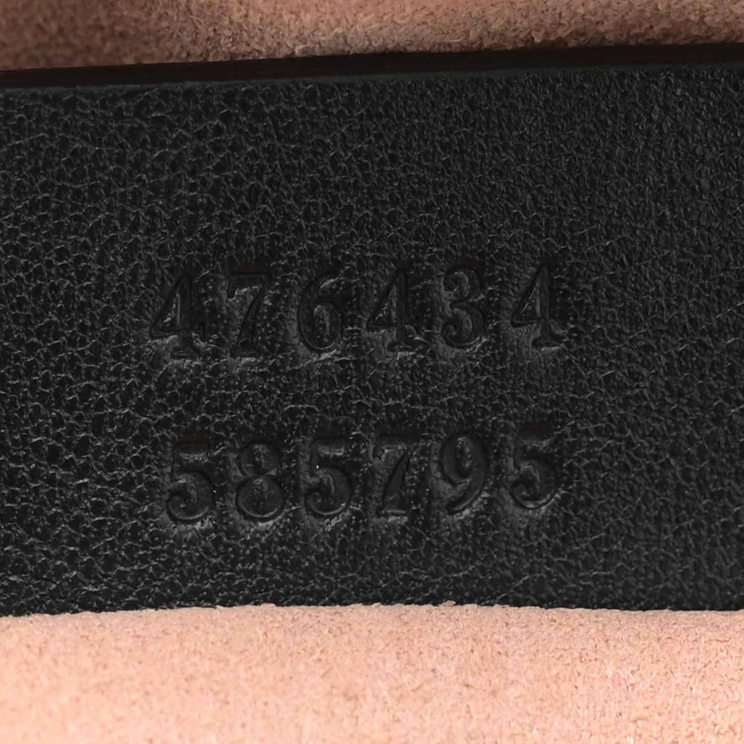 Gucci Calfskin Matelasse GG Marmont Belt Bag 85 34 Black 7 of 10