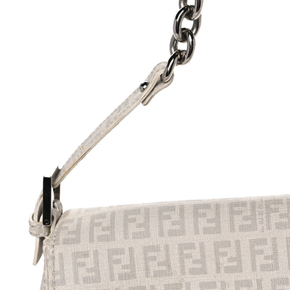 Fendi Zucchino Spalmati Forever Mama Baguette White 15 of 16