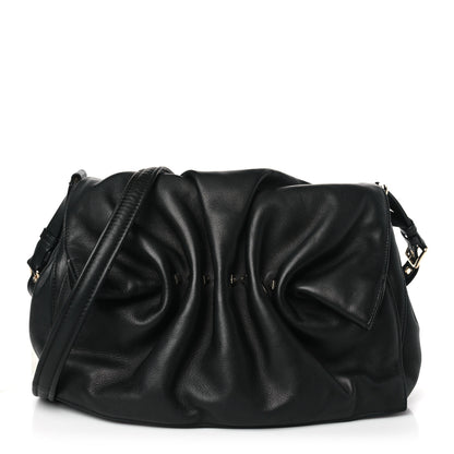 Valentino Garavani Smooth Calfskin Bloomy Crossbody Bag Black 1 of 11