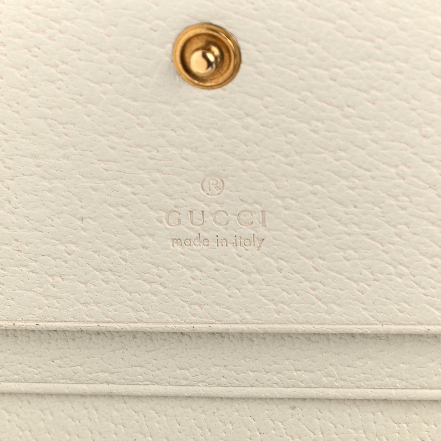 Gucci GG Supreme Monogram Web Queen Margaret Card Case Wallet Beige Mystic White 6 of 7
