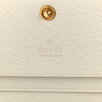 Gucci GG Supreme Monogram Web Queen Margaret Card Case Wallet Beige Mystic White 6 of 7