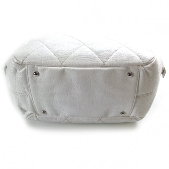 Chanel Paris Biarritz Quilted Tote White 4 of 13