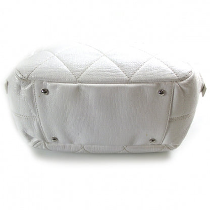 Chanel Paris Biarritz Quilted Tote White 4 of 13