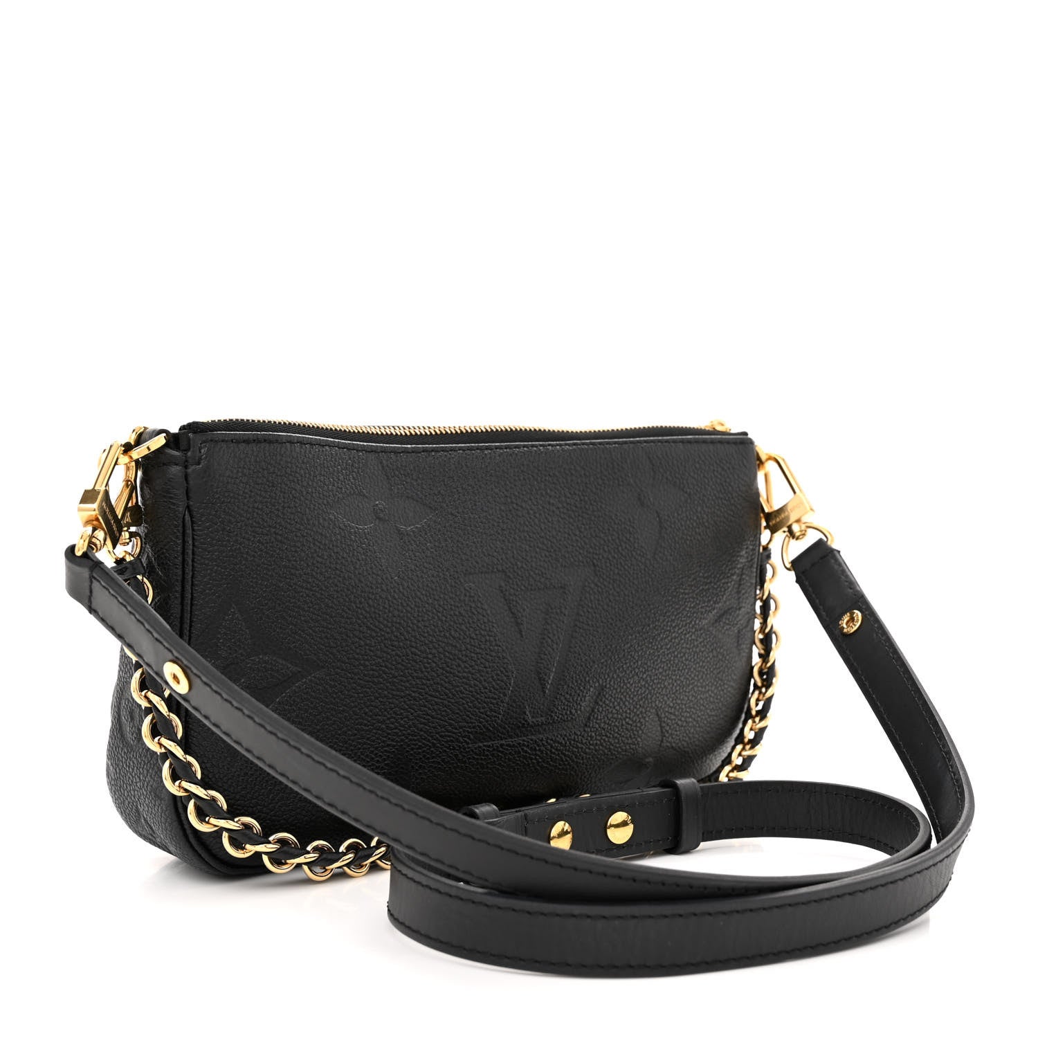 Louis Vuitton Empreinte Monogram Giant Multi Pochette Accessories Black 3 of 16