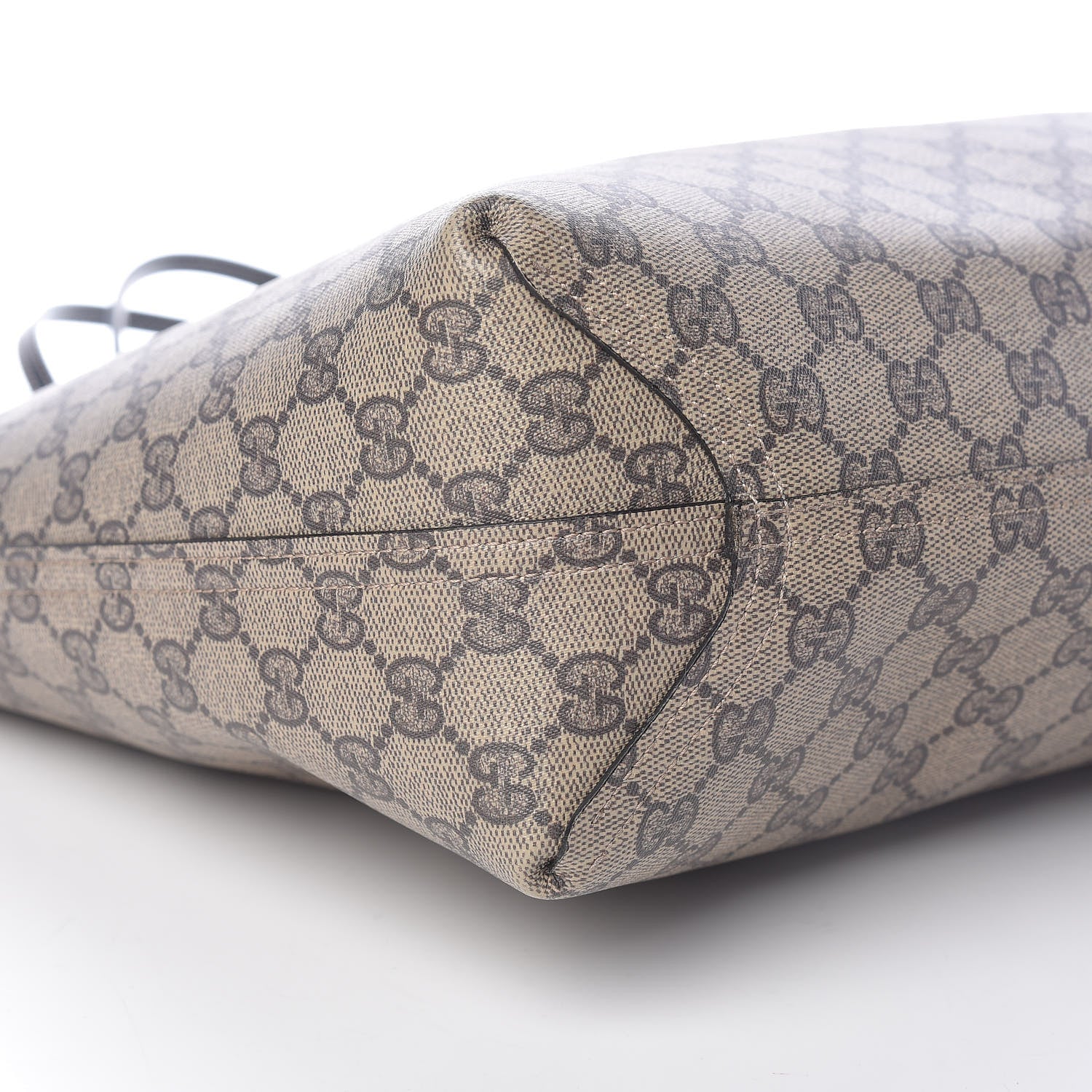 Gucci Calfskin GG Supreme Monogram Medium Reversible Tote Black 11 of 16