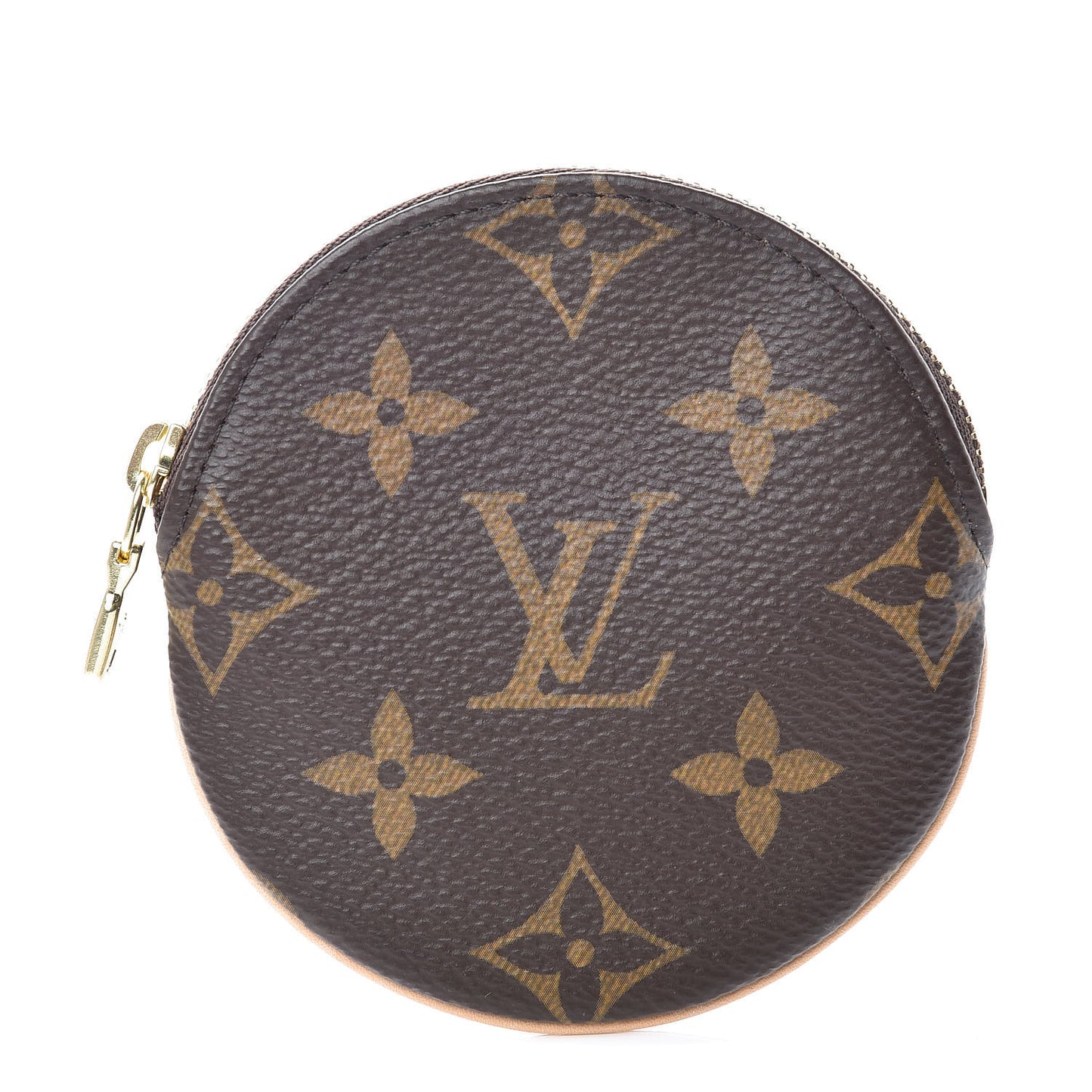 Monogram Round Coin Purse