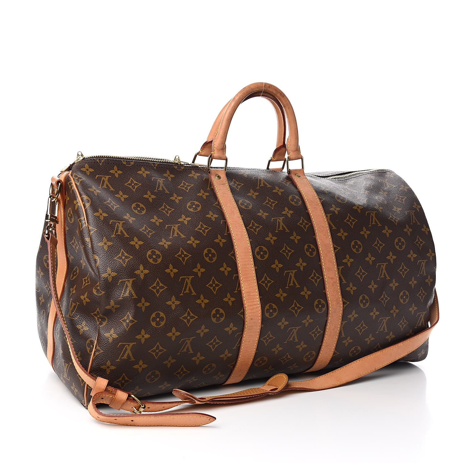 Louis Vuitton Monogram Keepall Bandouliere 55 3 of 17