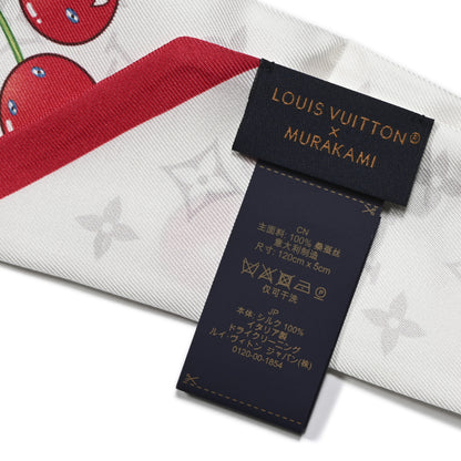 Louis Vuitton LV X TM Silk Monogram Cerises Bandeau White 3 of 3