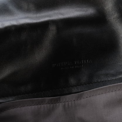 Bottega Veneta Metallic Nappa Intrecciato Crossbody Flap Bag Steel 8 of 10