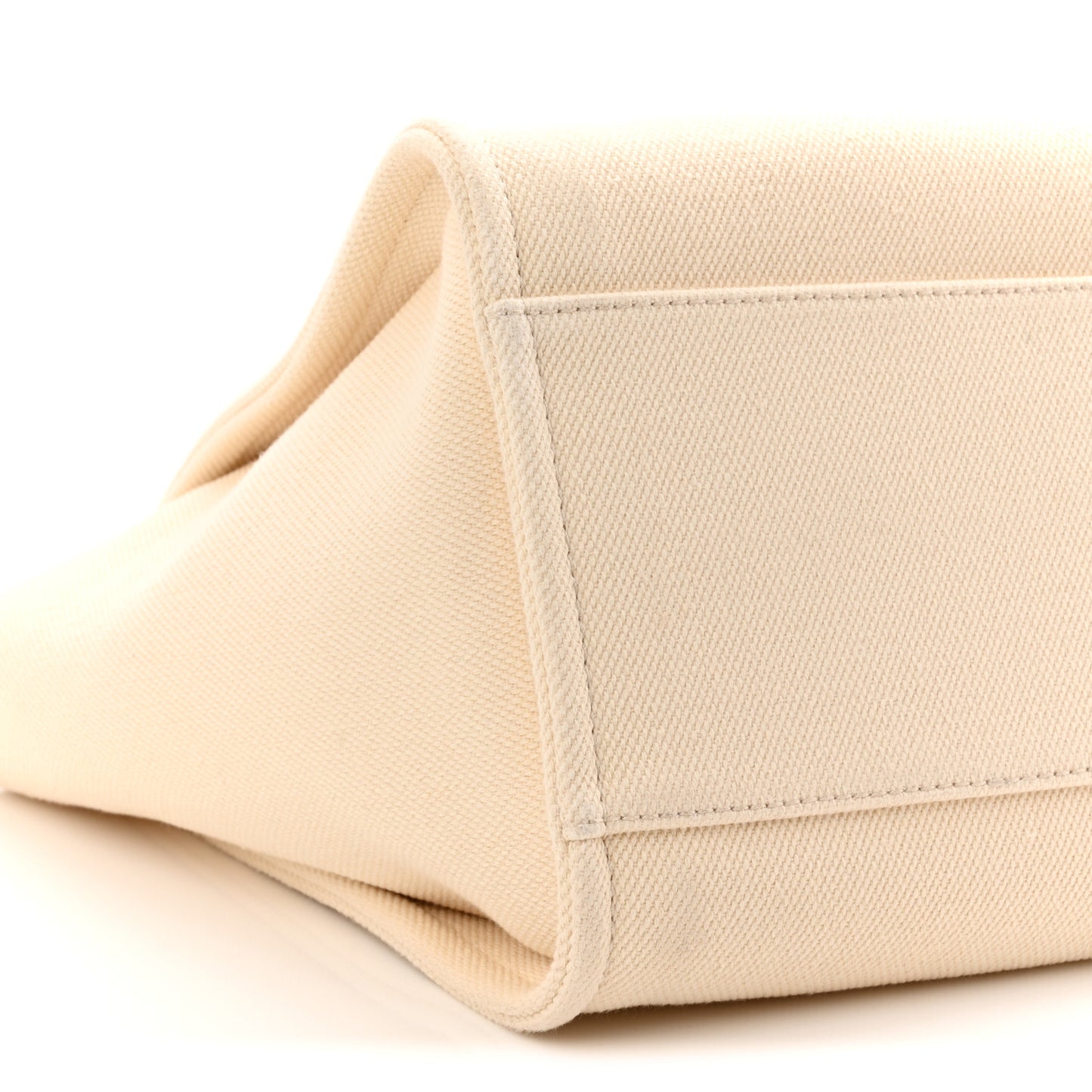 Canvas Pearl Large Deauville Tote Ecru Beige