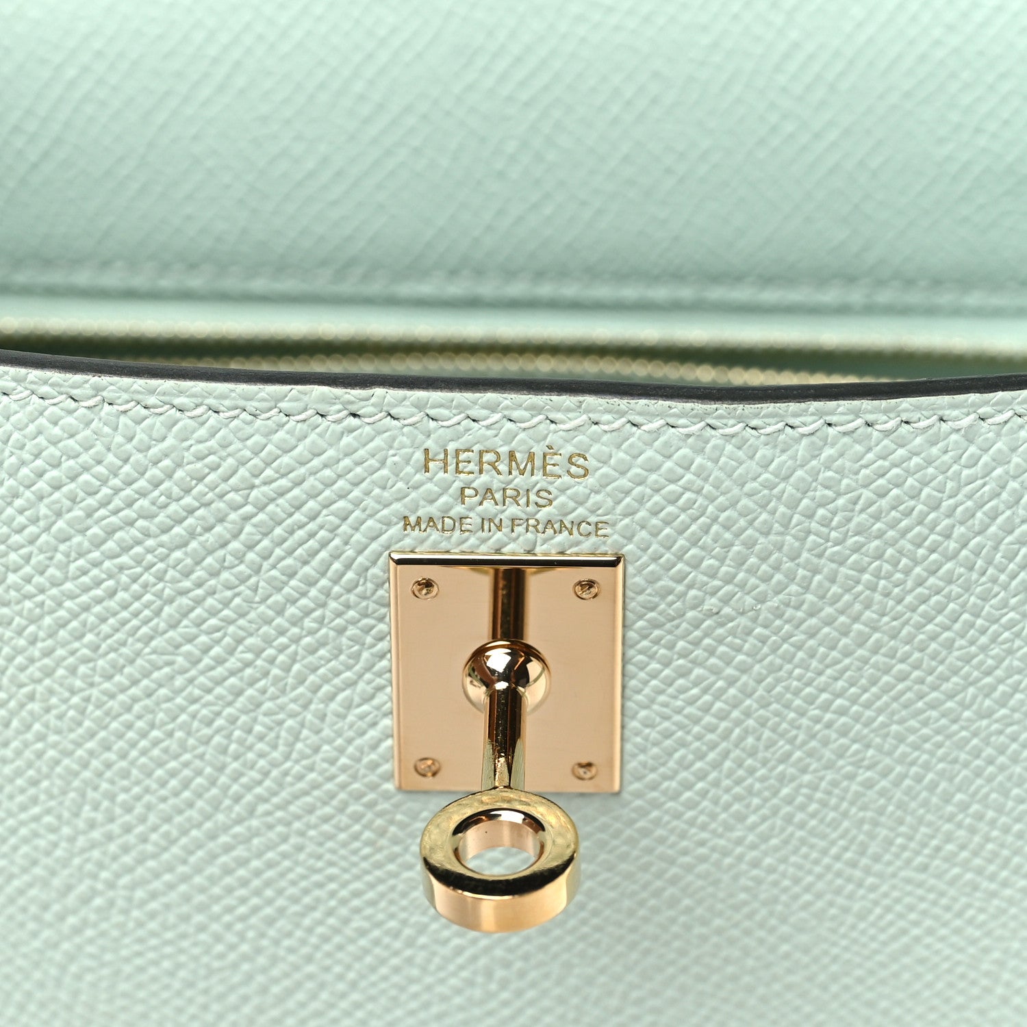 Hermes Epsom Kelly Sellier 25 Vert Peppermint 6 of 10