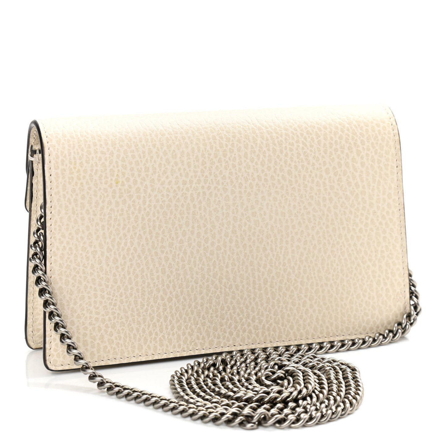 Dollar Calfskin Crystal Super Mini Dionysus Shoulder Bag Mystic White Black Diamond