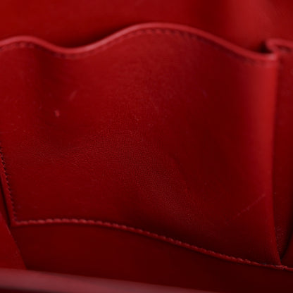 Celine Box Calfskin Medium Classic Box Flap Bag Red 11 of 13