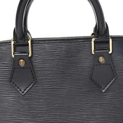 Louis Vuitton Epi Alma PM Black 7 of 10