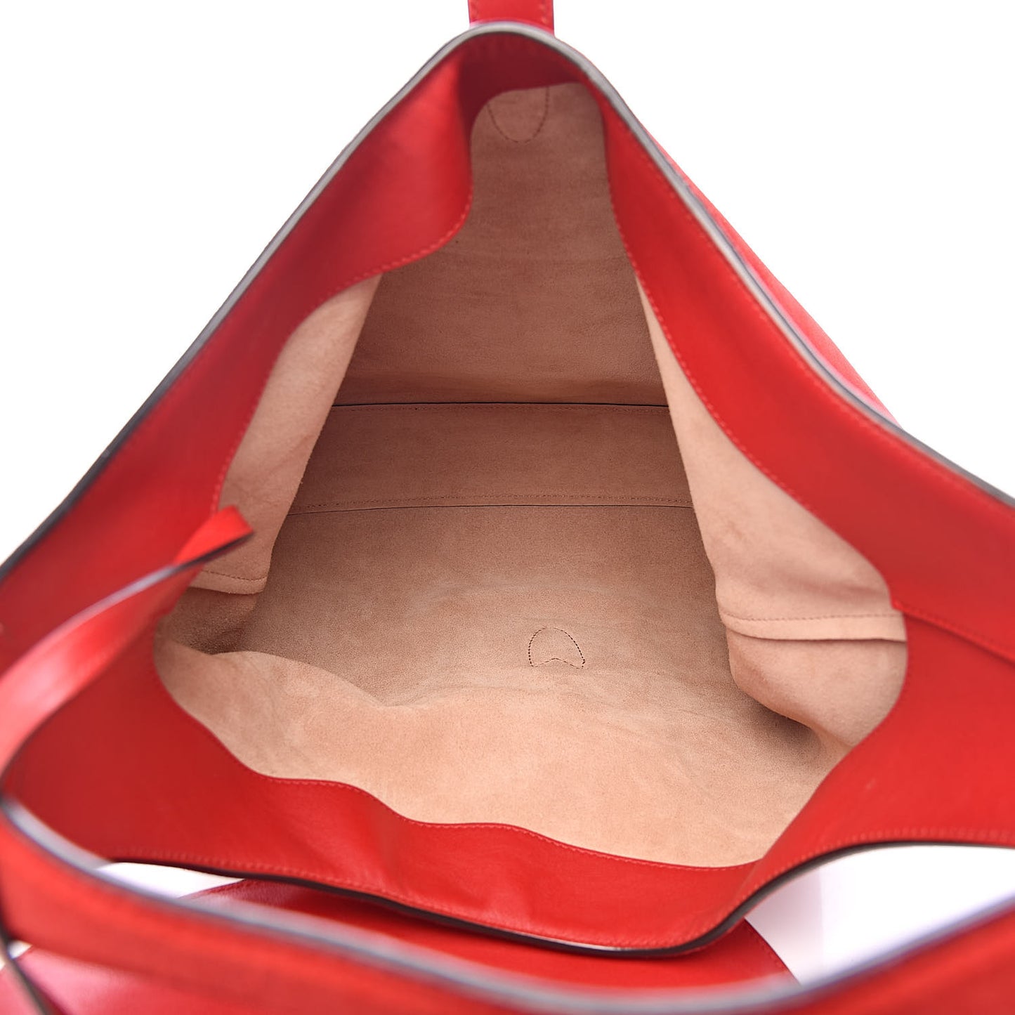 Soft Suede Web Large Jackie Hobo Red