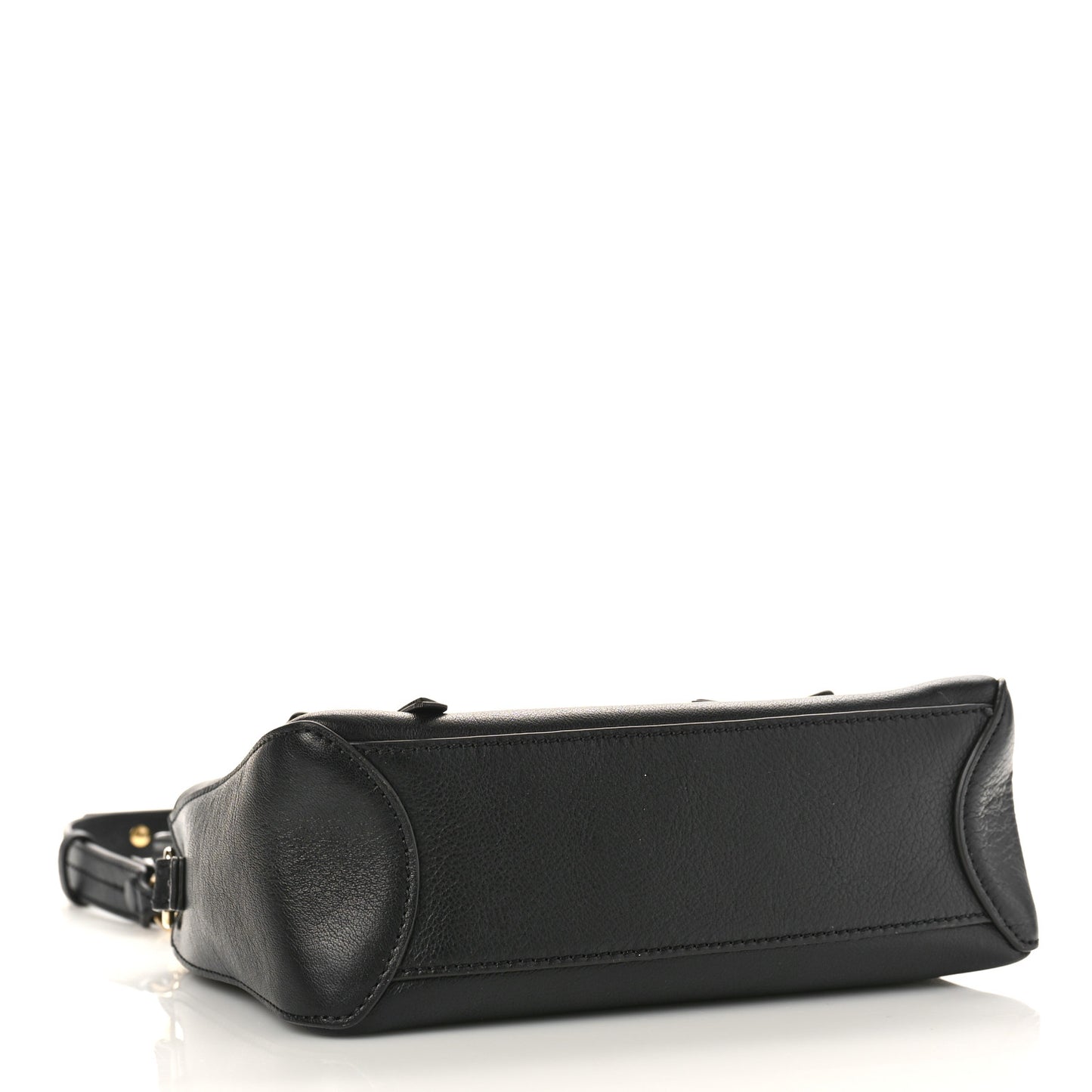 Calfskin Mini Faye Day Shoulder Bag Black